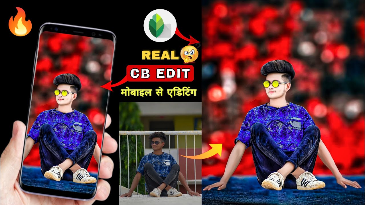 Snapseed 100% Real CB Photo Editing | Mobile Se CB Edit Kaise Kare | Snapseed | CB Background Change