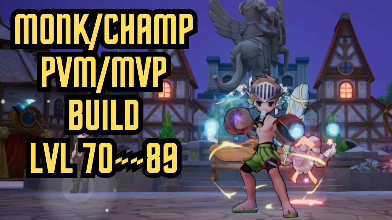Build Monge/Champ 70~89 PVM/MVP - Combo triplo ~ Disparo de Esferas (Ragnarok Origin LNA)