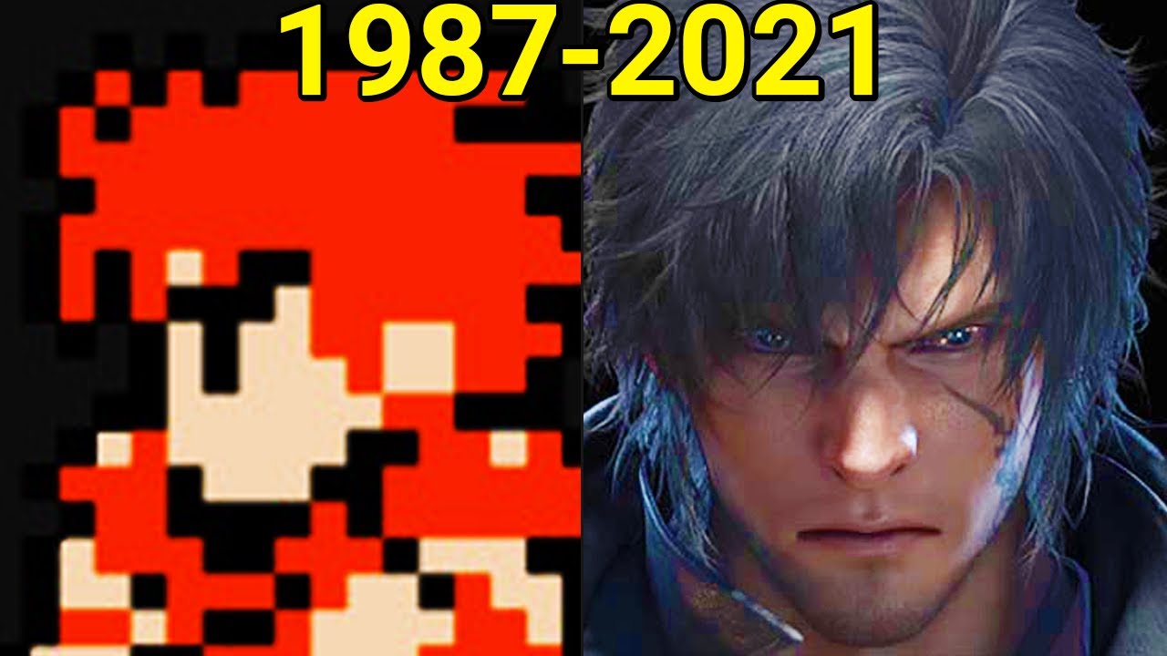 Evolution of Final Fantasy Games (1987-2021)