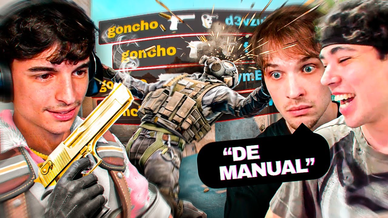 LA JUGUÉ DE MANUAL😂 ft Spreen, K1ng, Zeko y Bichop