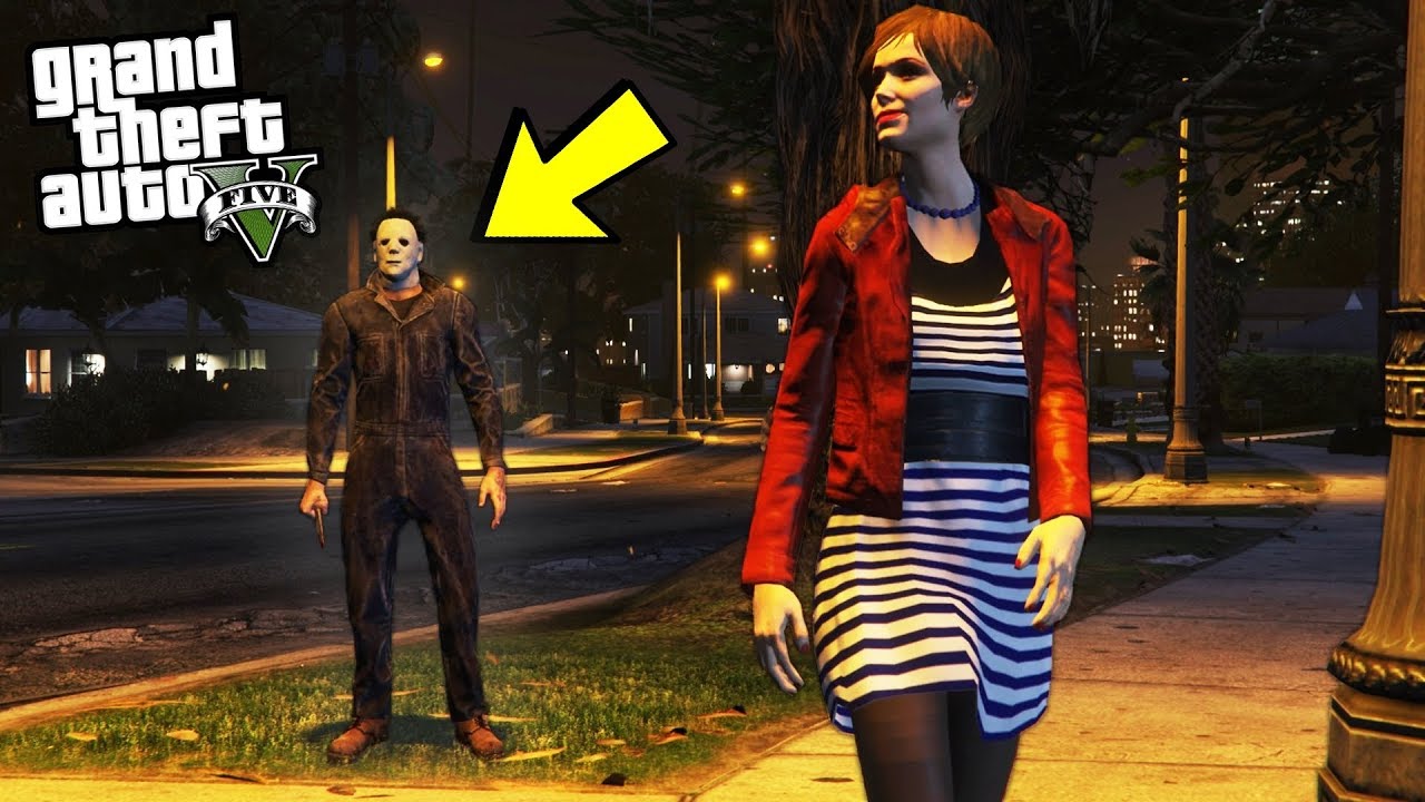 Playing As MICHAEL MYERS in GTA 5! (Halloween 2019)