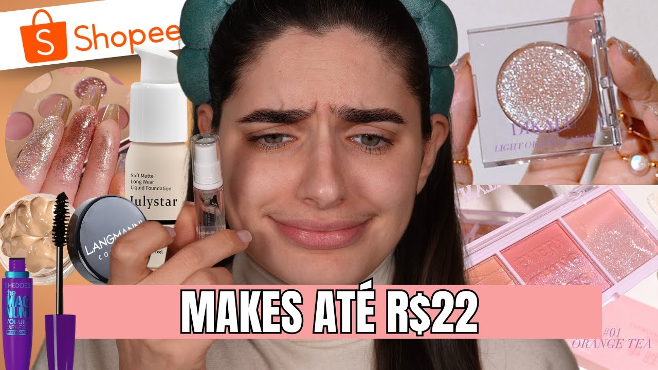 TESTANDO MAQUIAGENS SURPRESA DA SHOPEE