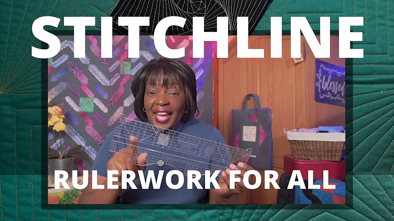 Rulerwork: STITCHLINE 3 In 1 Ruler Tool Quilting Tool