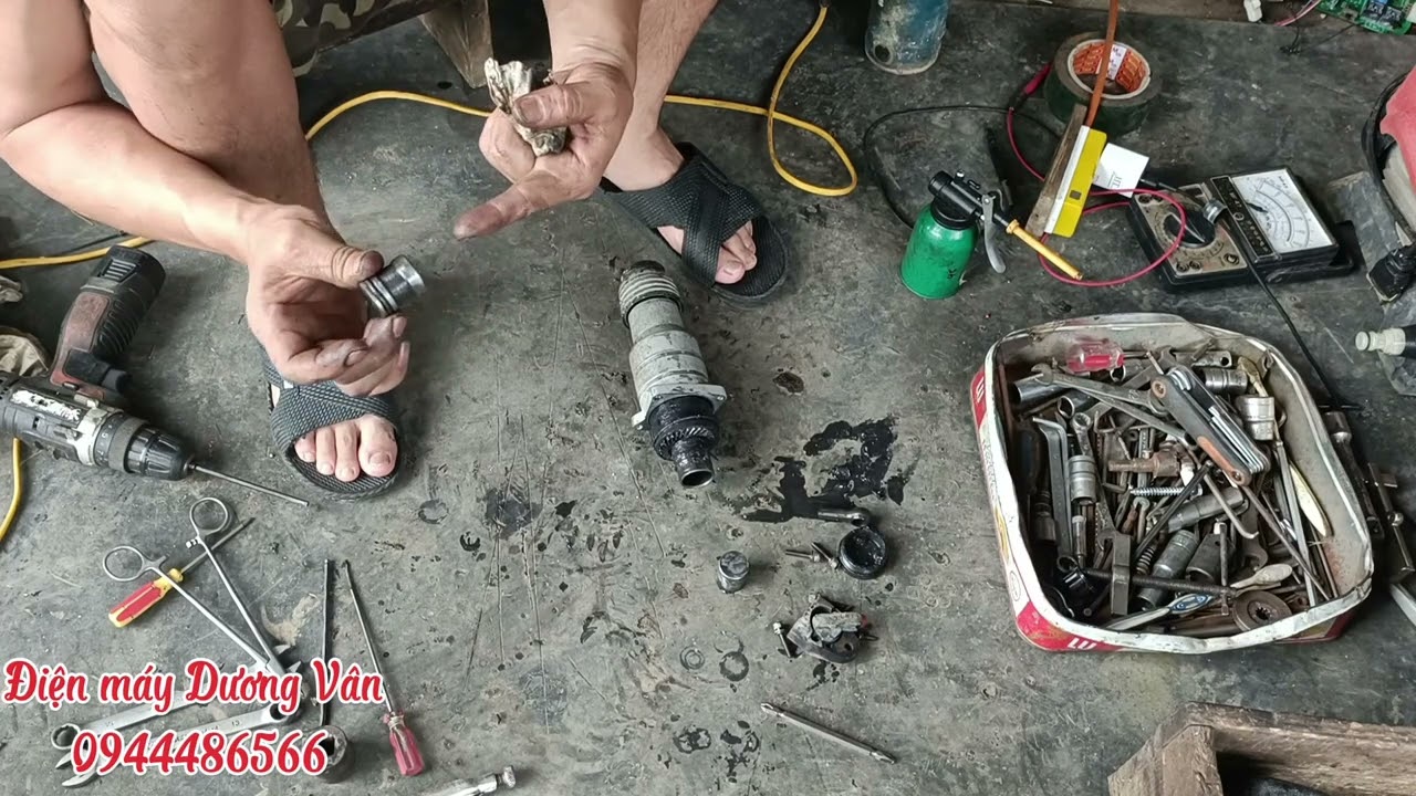 sửa chữa máy khoan đục bê tông 2-28 dongcheng không đục được. Nguyên nhân và cách sửa chữa