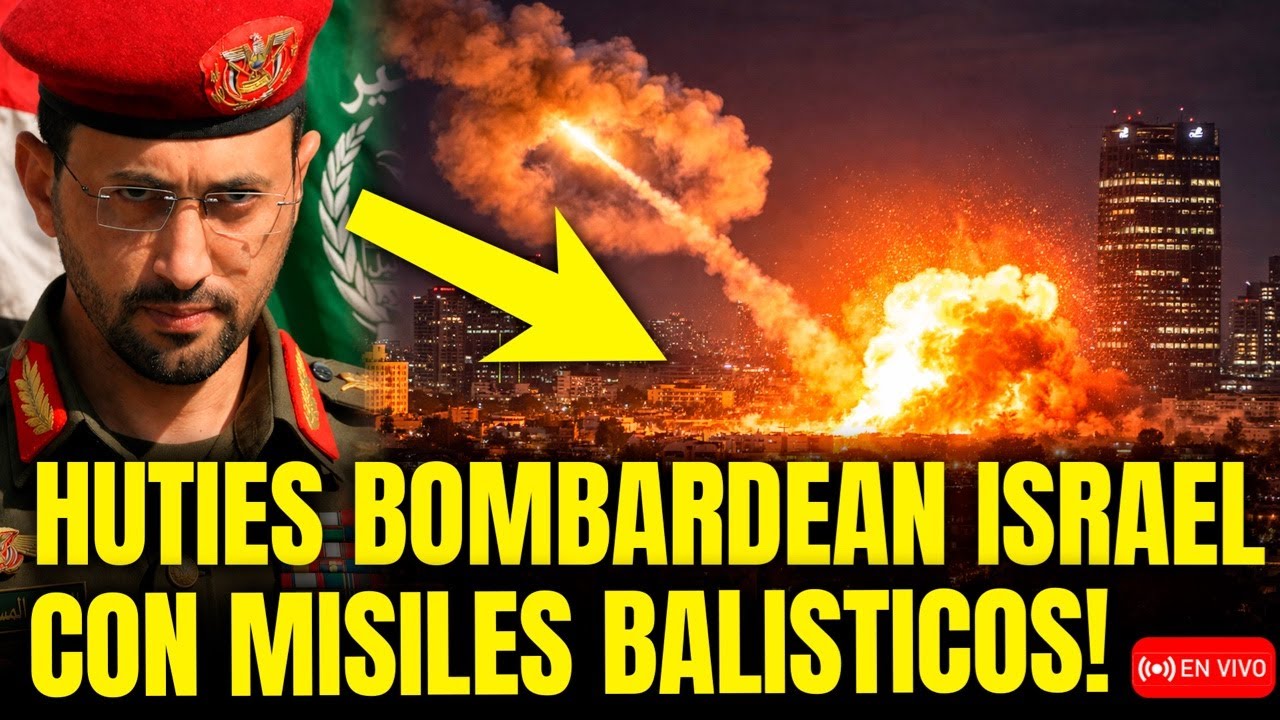 🚨 YEMEN BOMBARDEAN ISRAEL CON MISILES BAL&Iacute;STICOS!LO CONFIRMAN EN VIVO!