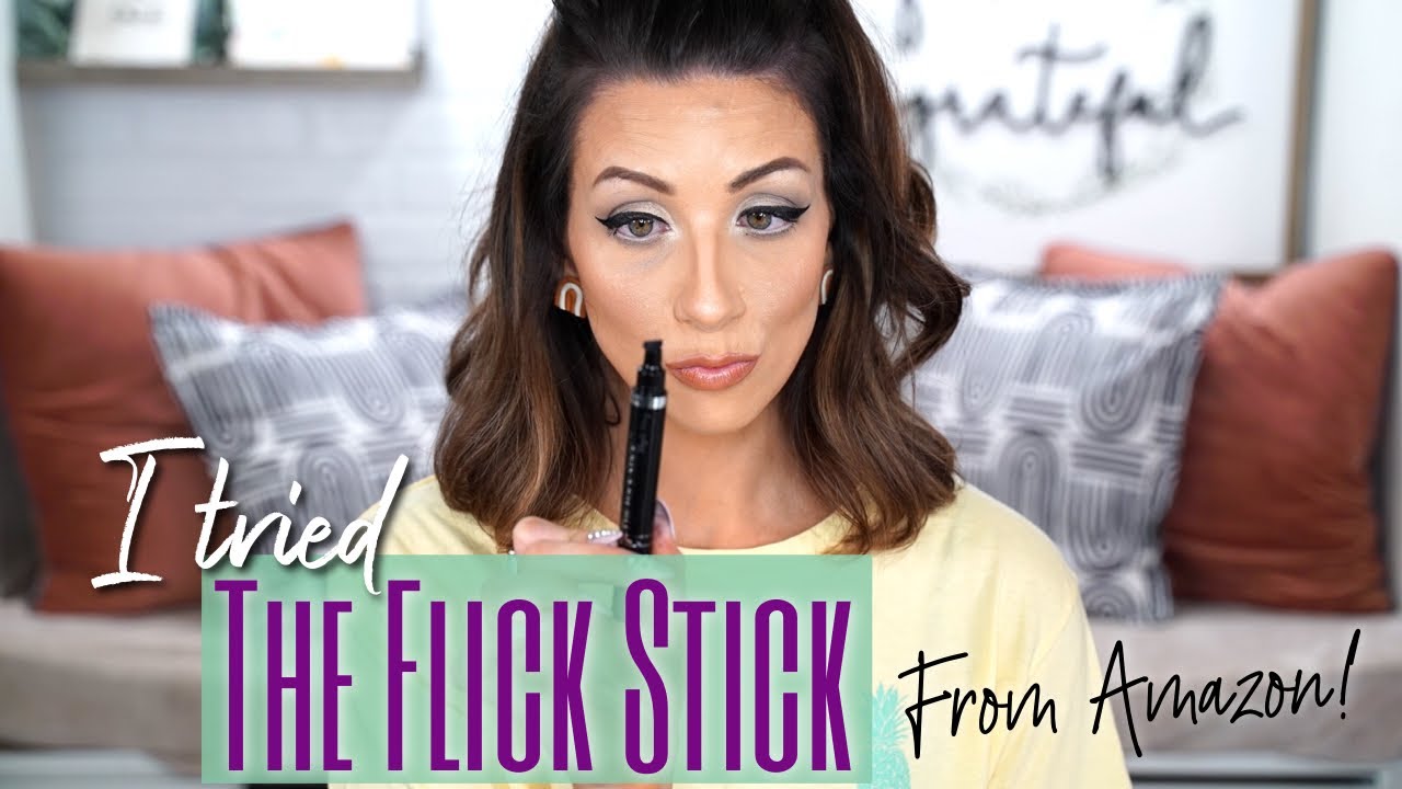 AMAZON MAKEUP - TESTING OUT THE FLICK STICK WINGED LINER STAMP! 2020