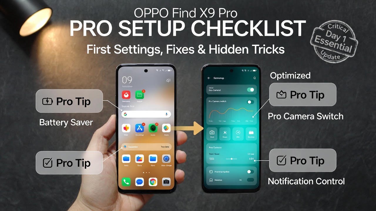 OPPO Find X9 Pro &ndash; First Settings, Best Tips, Hidden Tricks & Fixes for Common Problems