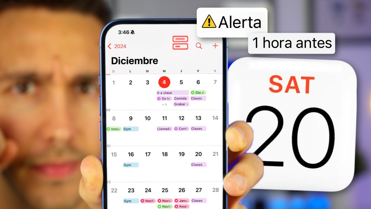 El CALENDARIO de tu iPhone es MUCHO MEJOR de lo que crees...