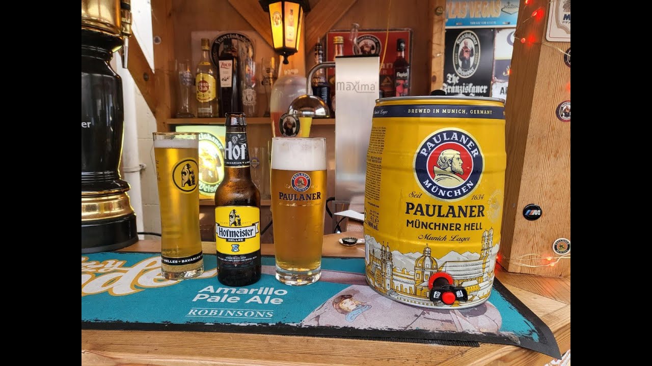 Paulaner Helles 5 litre Keg 4.8% ABV Vs Hofmeister Helles 4.9% ABV #followthebear