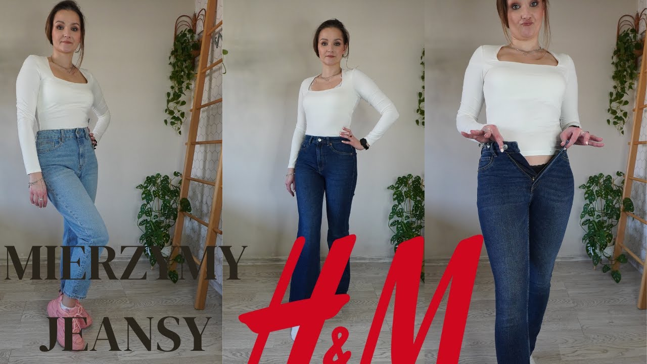 MIERZYMY: H&M Czy w sieciówce znajdziemy IDEALNE jeansy? Czy MI się udało? 🤔😱 Przegląd jeansów.