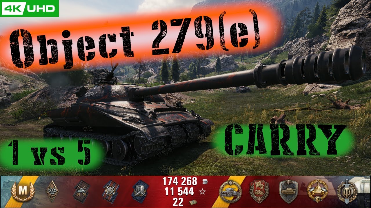World of Tanks Оbject 279 Replay - 6 Kills 10K DMG(Patch 1.6.0)