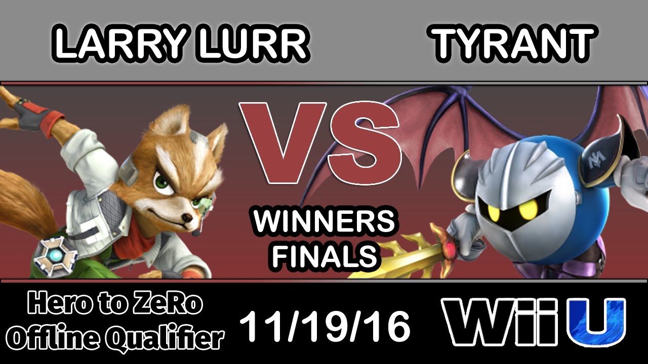 Hero to ZeRo - eLevate | Larry Lurr (Fox) Vs. NME | Tyrant (Meta Knight) Winners Finals