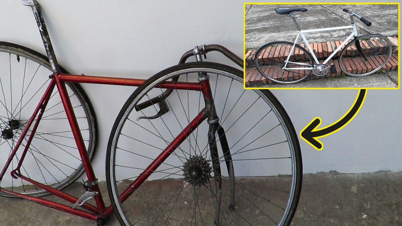 Compre una bicicleta clásica basura, la restaure para ustedes !