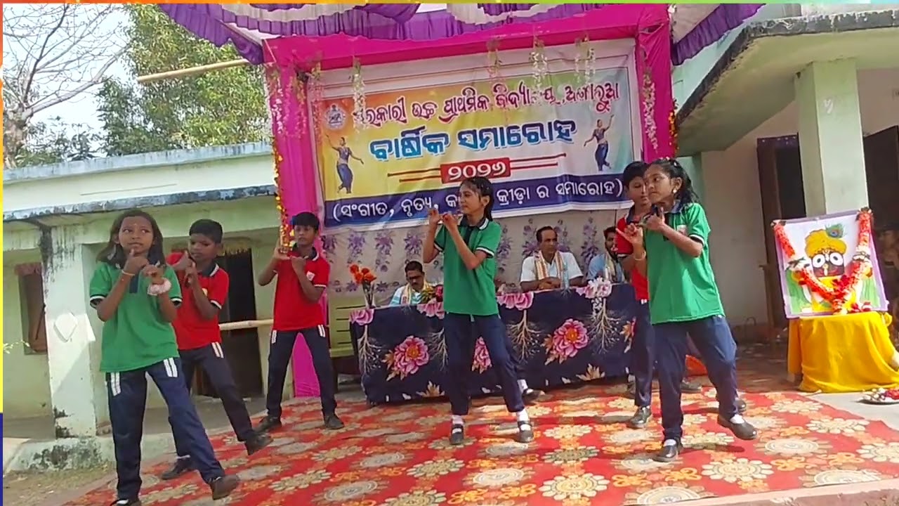 Hum bharata k hain Patriotic song #School annual function group dance#group dance#Ama#Govtschool