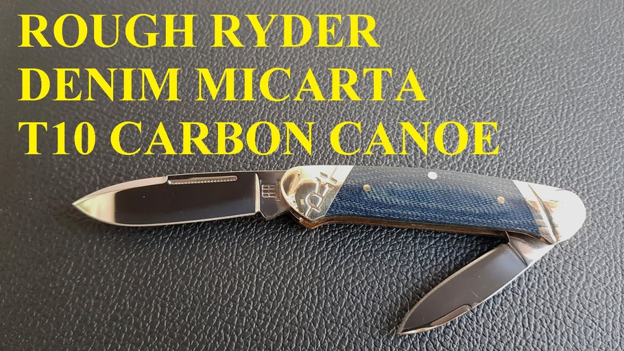 ROUGH RYDER DENIM MICARTA T10 CARBON CANOE