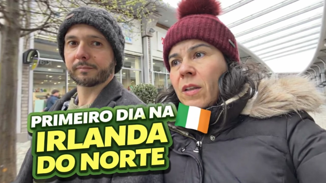Come&ccedil;amos nossa viagem pela Irlanda do Norte 🇮🇪 (cafeteria incr&iacute;vel + outlet gigante!)