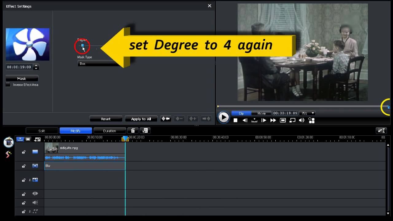 How to Create A Censor Blur PowerDirector 8 Tutorial