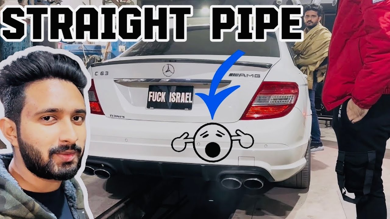 Straight piped my C63 AMG 🤩 | LOUD W204 | Team Sinister