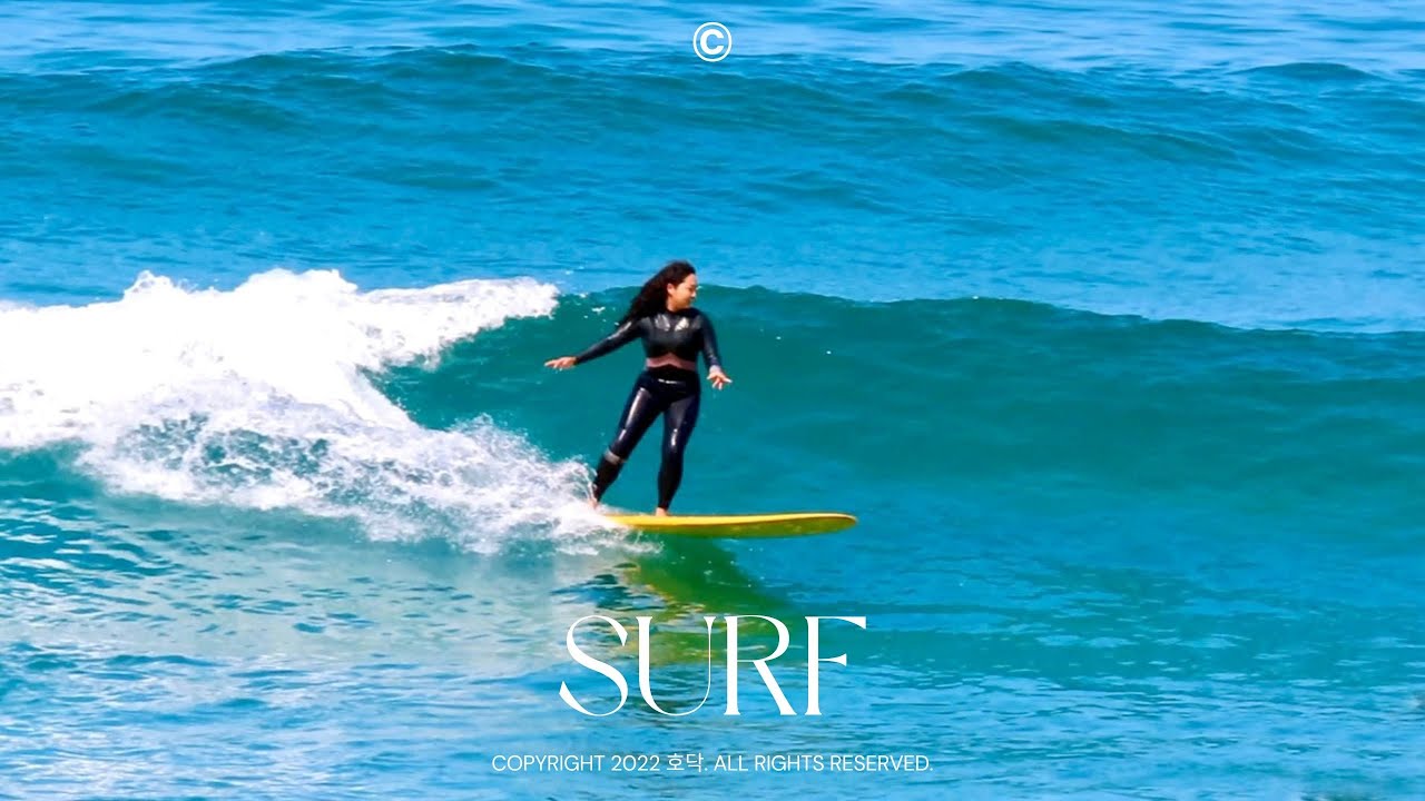 [4k] Surf | 220601 양양 갯마을 해변 (2)