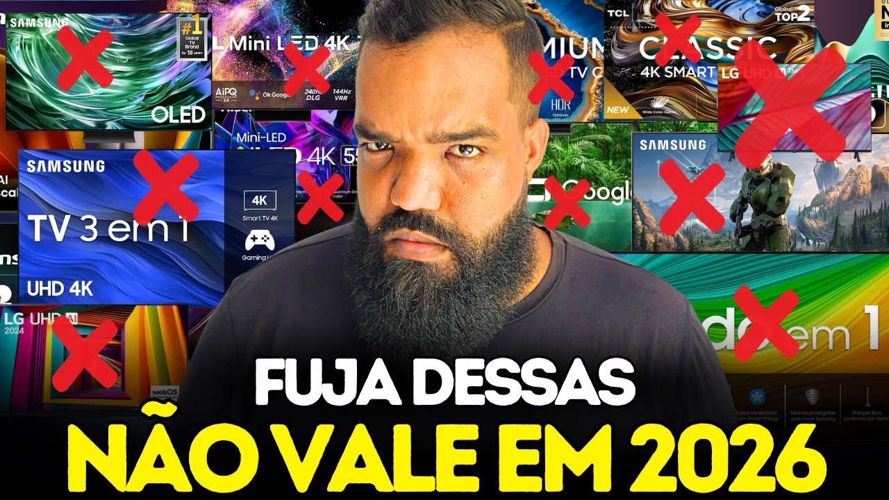 AS SMART-TVS QUE NÃO VALEM O SEU DINHEIRO EM 2026