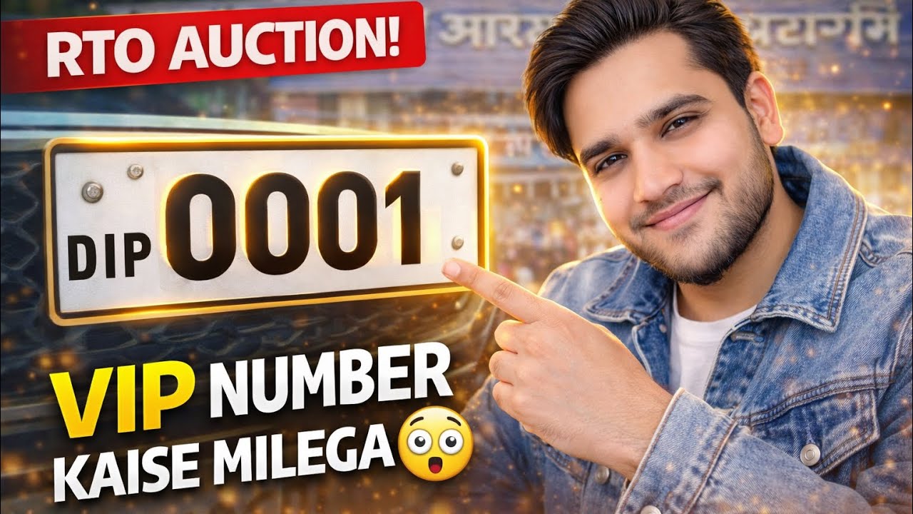 RTO VIP Number Kaise Milta Hai? 😱 Auction Process