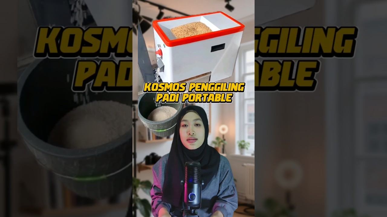 Mesin Penggiling Padi Portable Skala Rumahan | INFOPEDIA