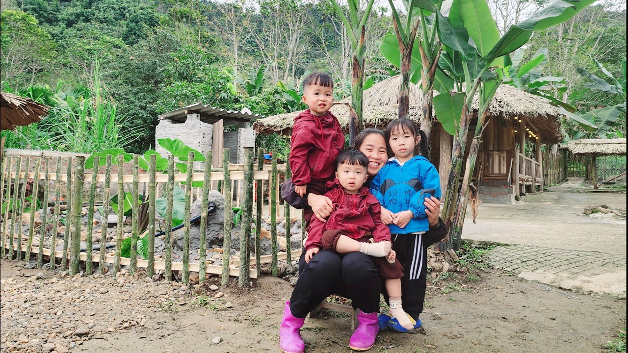 Ten Days of Hard Work to Build the Garden for the New Year. | Ly tieu tieu