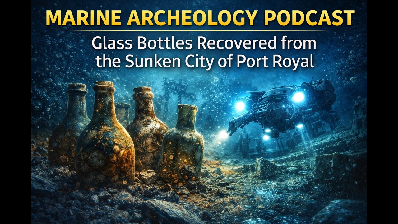 MARINE ARCHEOLOGY PODCAST- Episode 0010: Wine Glasses Recovered from the Sunken City of Port Royal