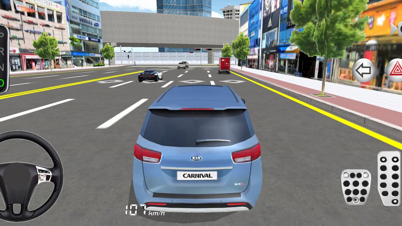 New Blue Kia Carnival - 3d Driving Class || Car Game #Gameplay #cargame