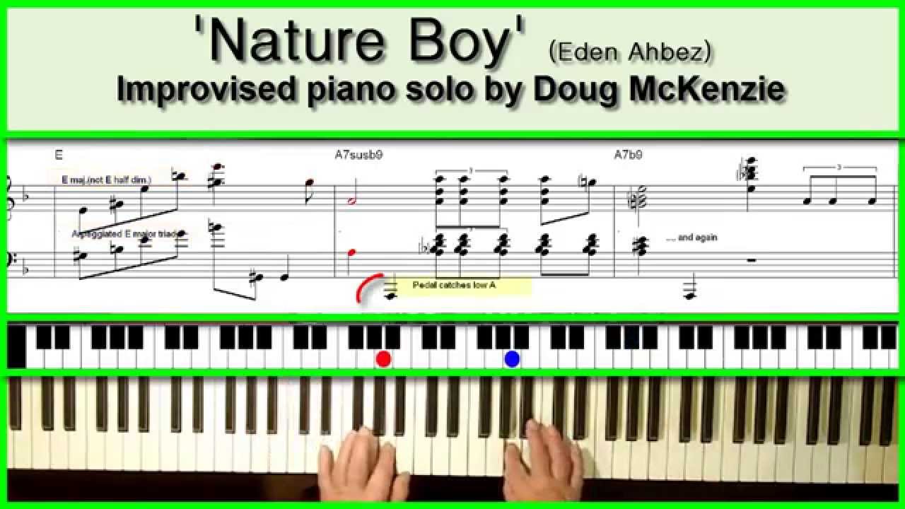 'Nature Boy' - jazz piano tutorial