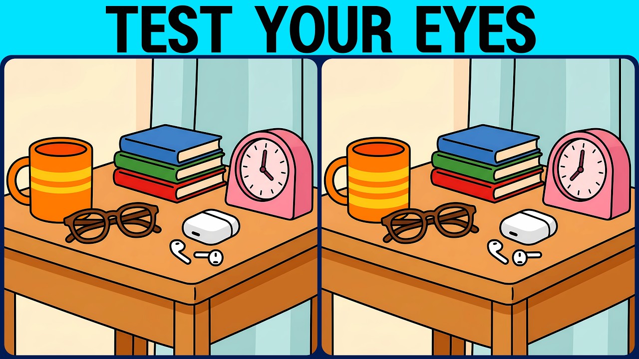 [Spot the Difference Brain Training] The subtle differences will test your attentiveness.