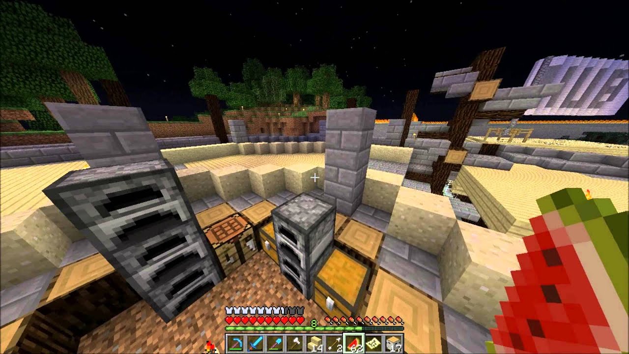 Minecraft - ChaosCraft - Episode 36 - Arenas and Quarries - (KNX166)