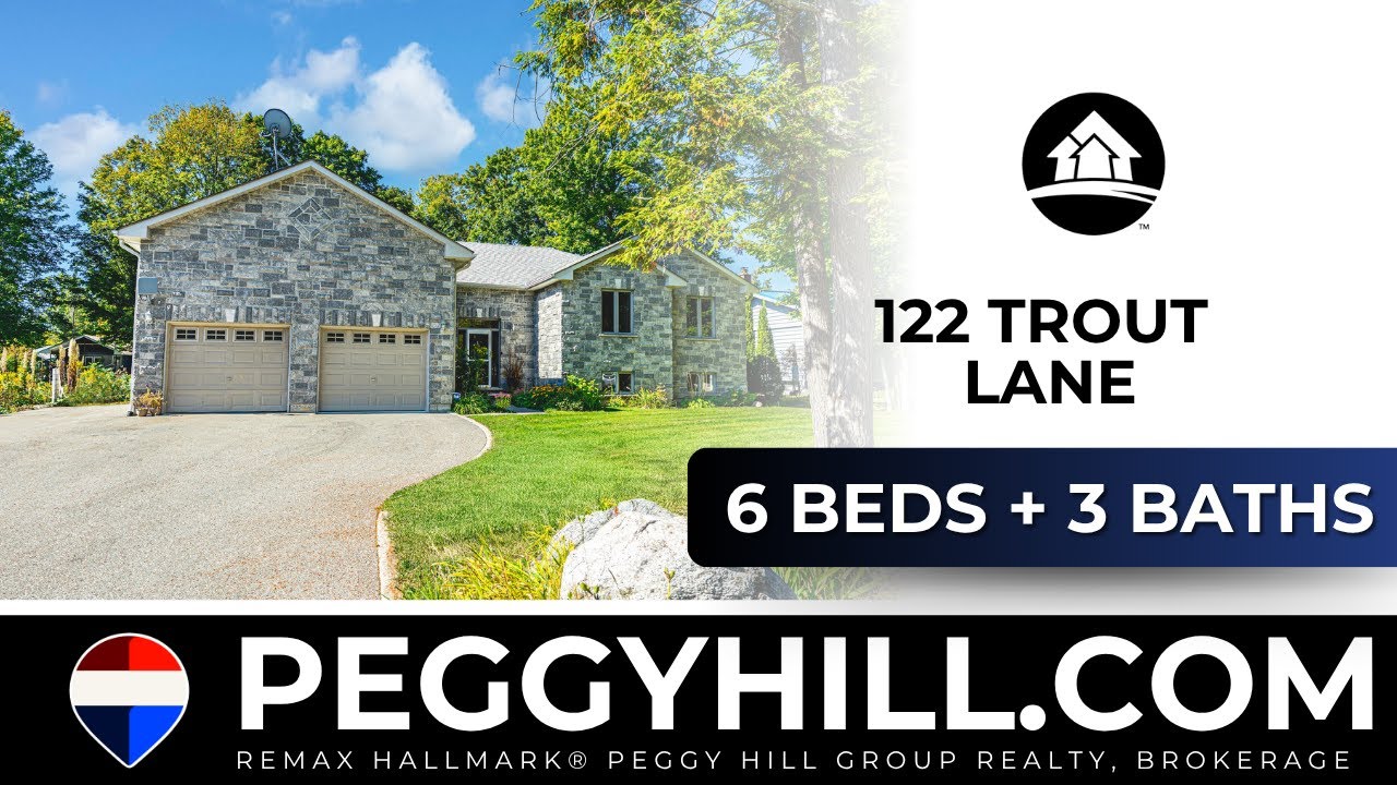 RAISED BUNGALOW WITH OVER 3,100 FINISHED SQ FT & A HEATED 2-CAR GARAGE! - 122 Trout Lane, Tiny