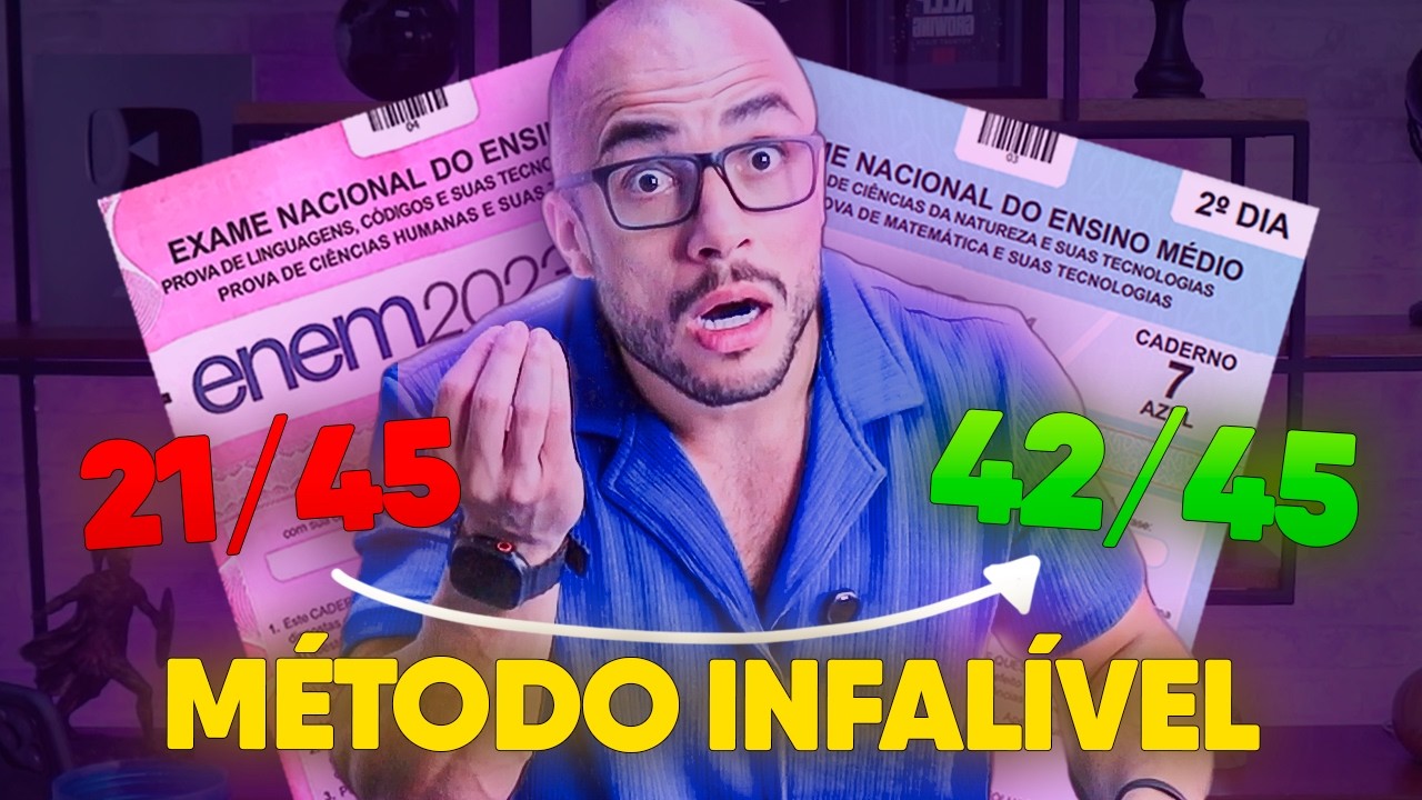 M&Eacute;TODO SECRETO: 40+ Acertos em Matem&aacute;tica no ENEM  1 HORA
