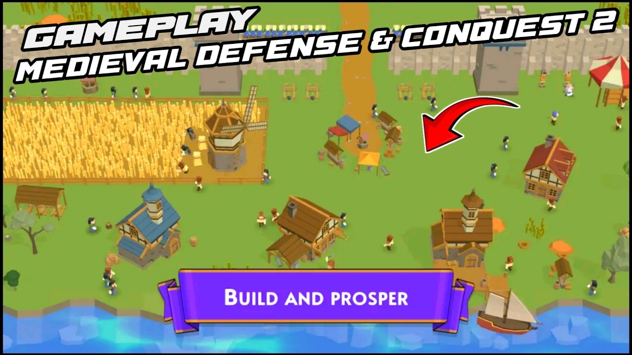 NEWLY RELEASED!! MEDIEVAL DEFENSE & CONQUEST 2 WALKTHROUGH GAMEPLAY [Android/iOS]