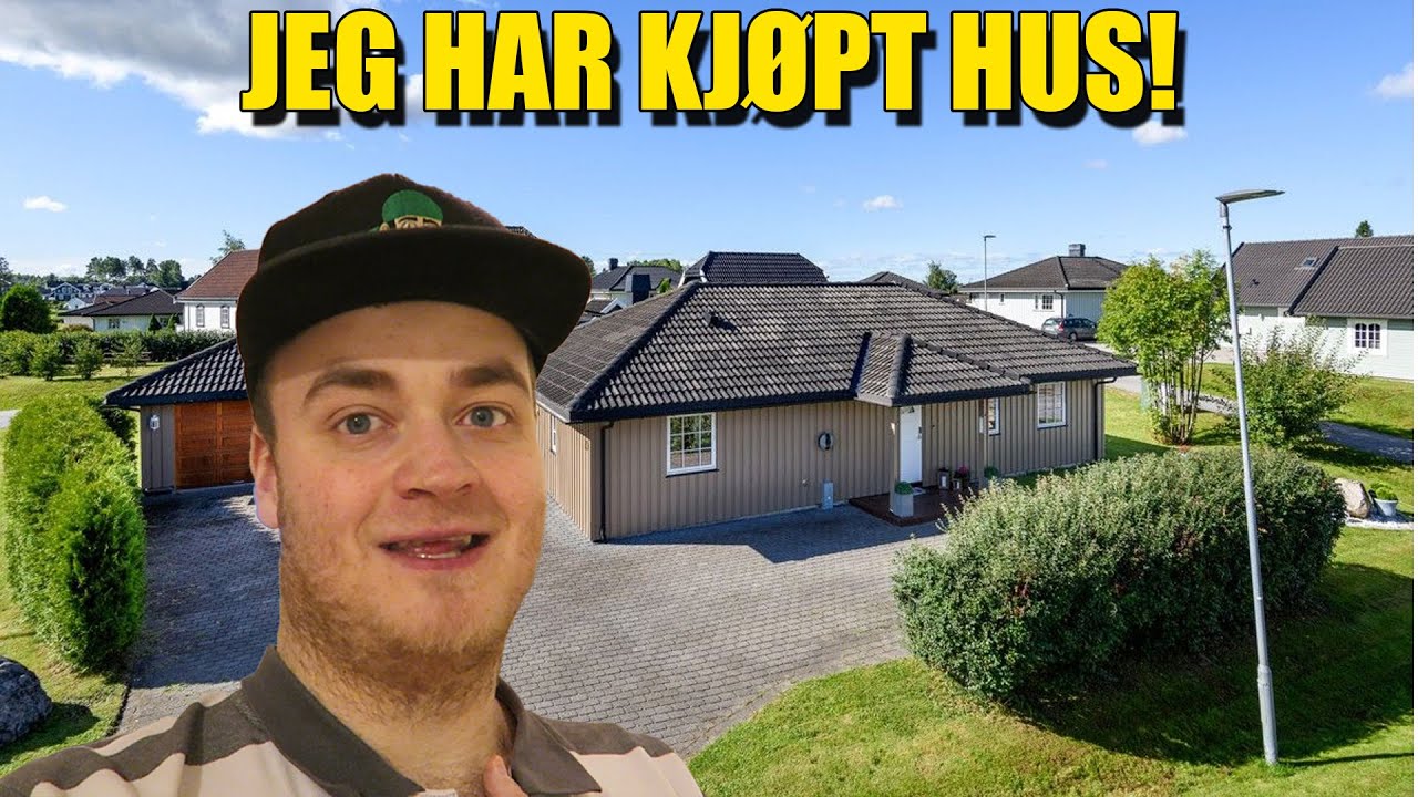 JEG HAR KJØPT HUS! (House Tour)