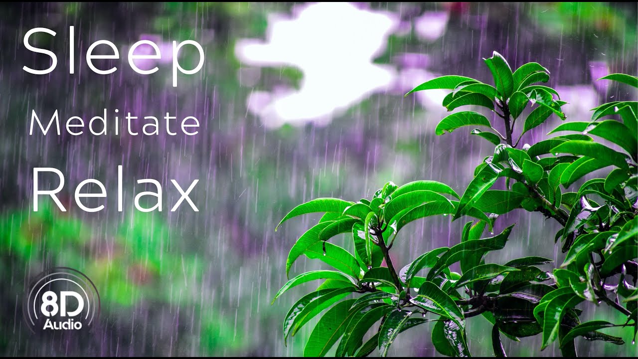 8D Rain: Relaxing Rain sounds with distant thunder &bull; Rain sounds for sleeping &bull; 8d Thunderstorm