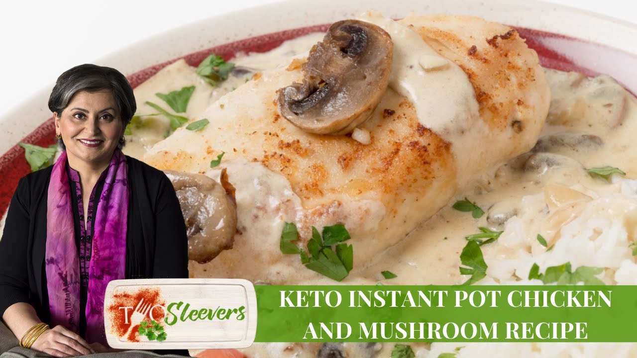 Instant Pot Mushroom Chicken Recipe | Keto Instant Pot Recipe