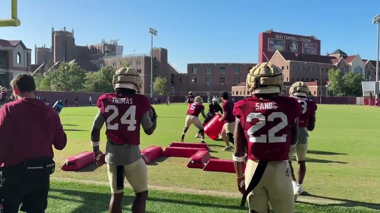 See FSU football&rsquo;s offense go through drills at spring practice