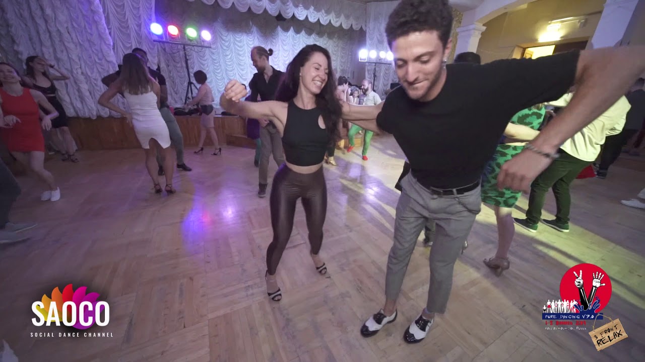 Sergey Gazaryan and Katerina Mik Salsa Dancing at 3 Front Relax 2019 in Lendvorets, Fri 02.08.2019