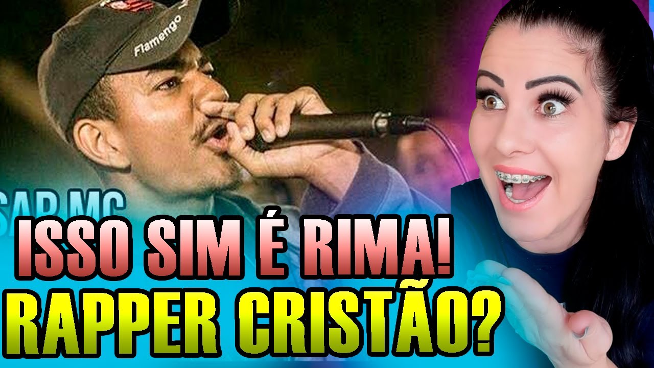 MÃE EVANGÉLICA REACT CÉSAR MC - AS MELHORES RIMAS ! react batalha de rima react