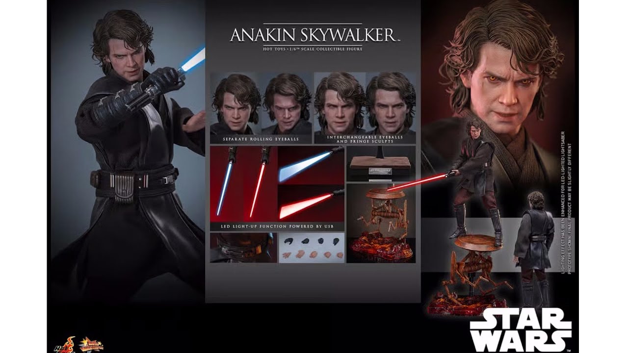 Star Wars Episode III: Revenge of the Sith - Anakin Skywalker 1/6 Scale [Hot Toys] #STARWARS