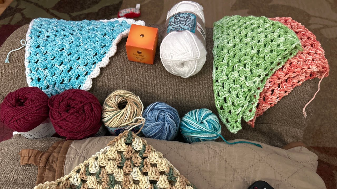Bandanas, Bandanas, and More Bandanas | AllysCrochetedCorner Vlog