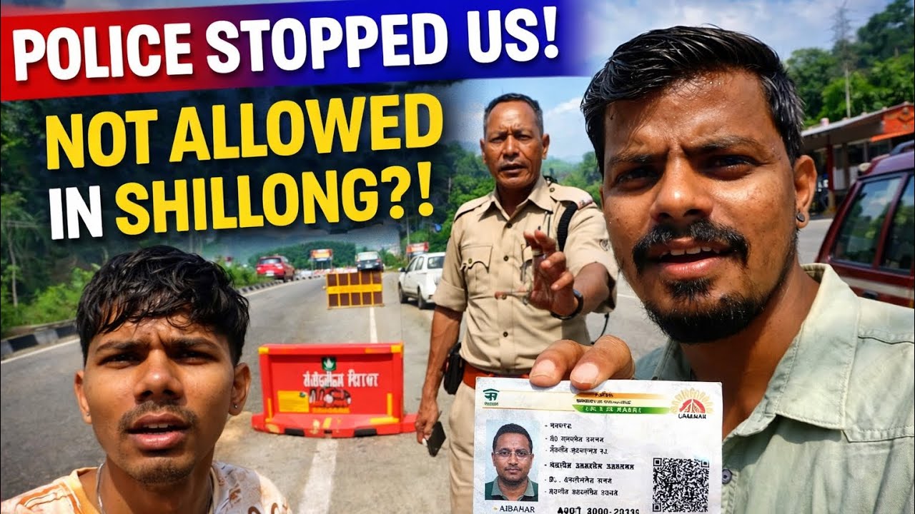 Police Stopped Us at the Meghalaya Border 😳 | Kamakhya to Shillong Travel Vlog | Ep-3