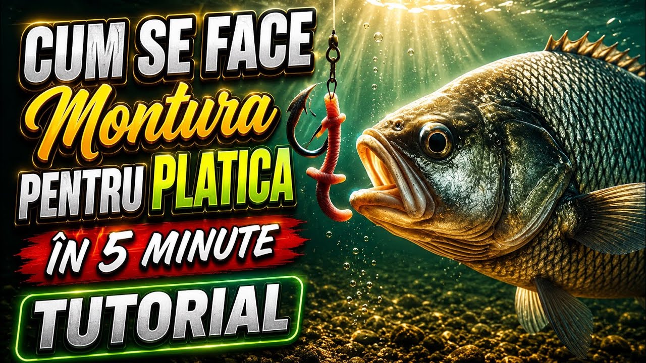 Cum să faci o Montură pentru Plătică &icirc;n 5 Minute | Tutorial Pas cu Pas