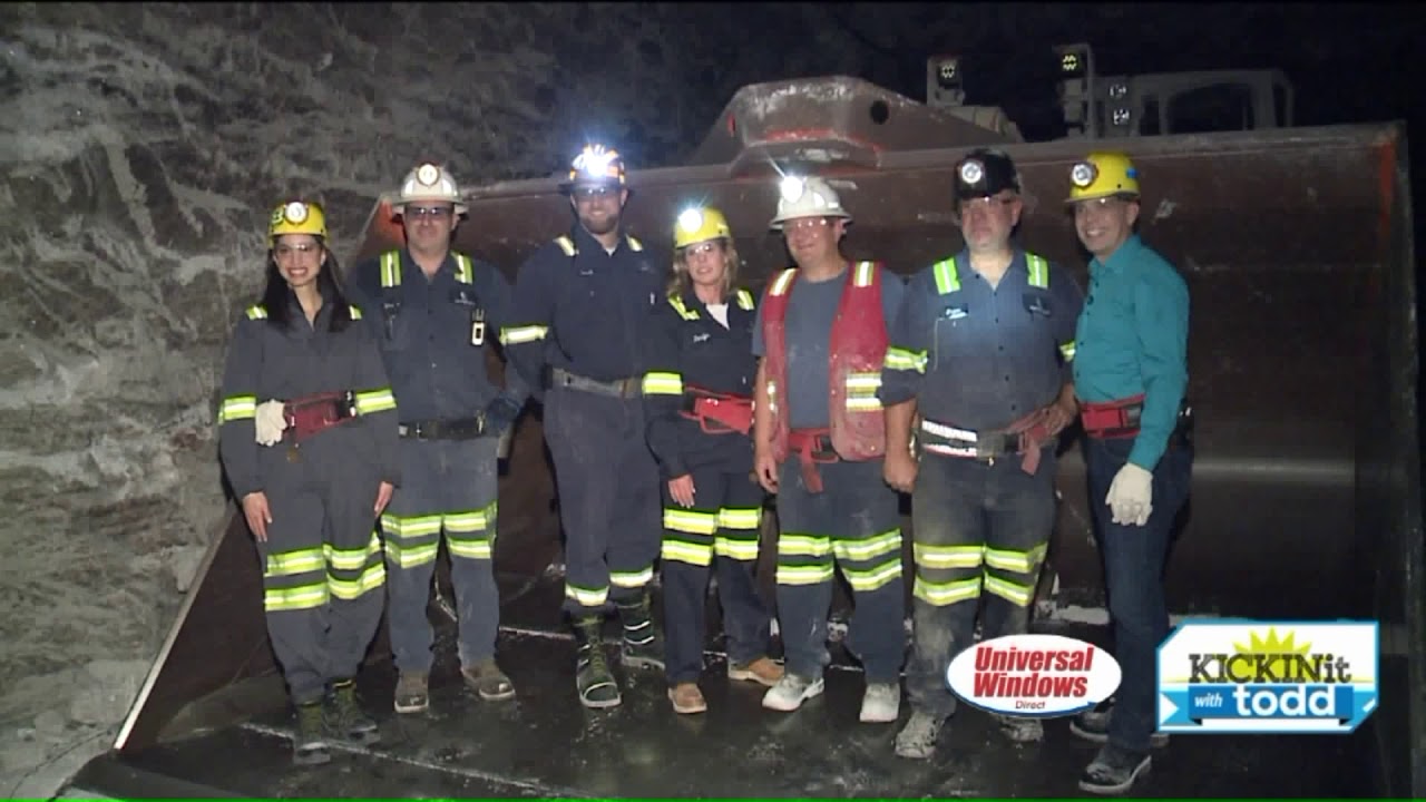 How Morton Salt mines de-icing salt from under Lake Erie