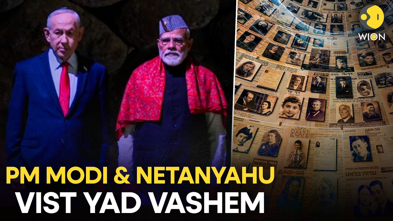 LIVE: PM Modi And Israeli PM Netanyahu Attend Memorial Ceremony At Yad Vashem | WION Live