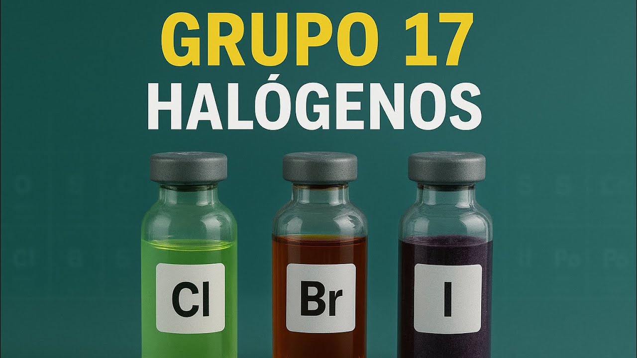 Tabla Periódica. Grupo 17 Halógenos. Curiosidades y aplicaciones