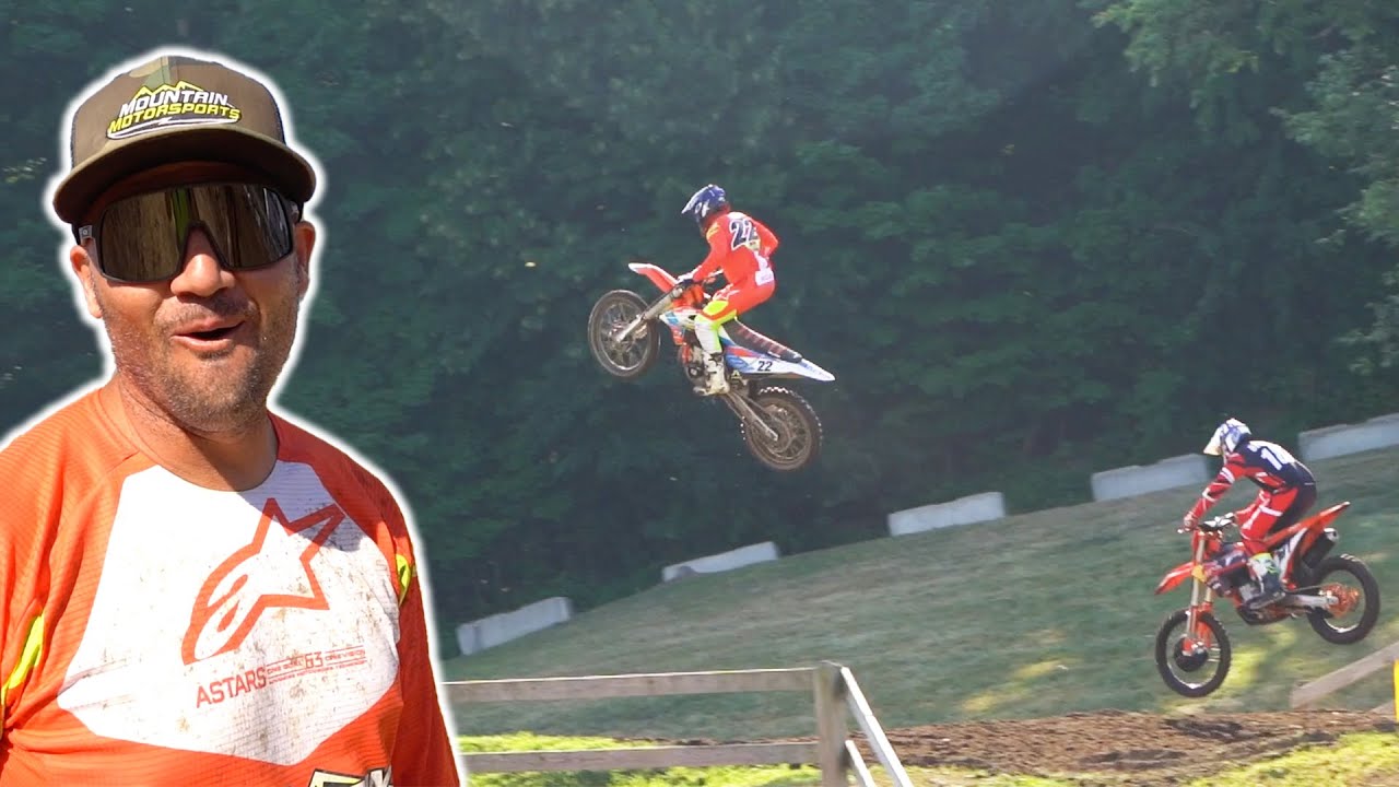 Chad Reed Races RedBud Amateur Day! Tate's BIG SAVE!