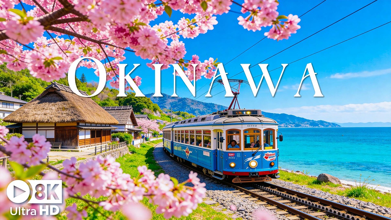 Spring in Okinawa, Japan 4K 🌸 Discover Gentle Waves, Soft Coastal Light & Timeless Tropical Serenit